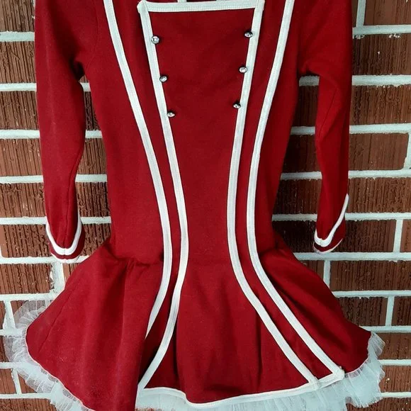 white christmas dresses Baby Girl Christmas Dress Puff Sleeves Beauty Pageant Dress Toddler Birthday Princess Dress